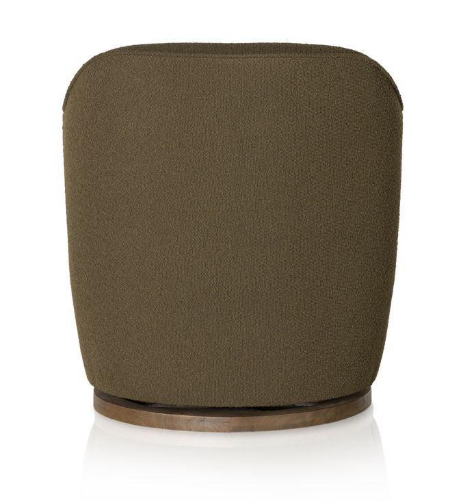 Aria Swivel - Olive Boucle