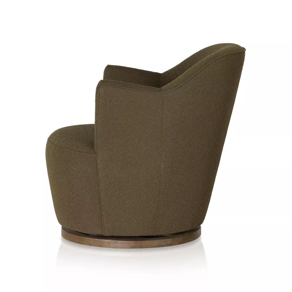 Aria Swivel - Olive Boucle