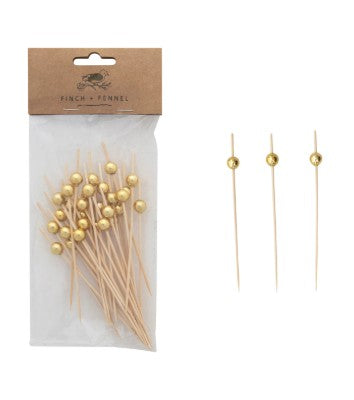 Gold Appetizer Picks