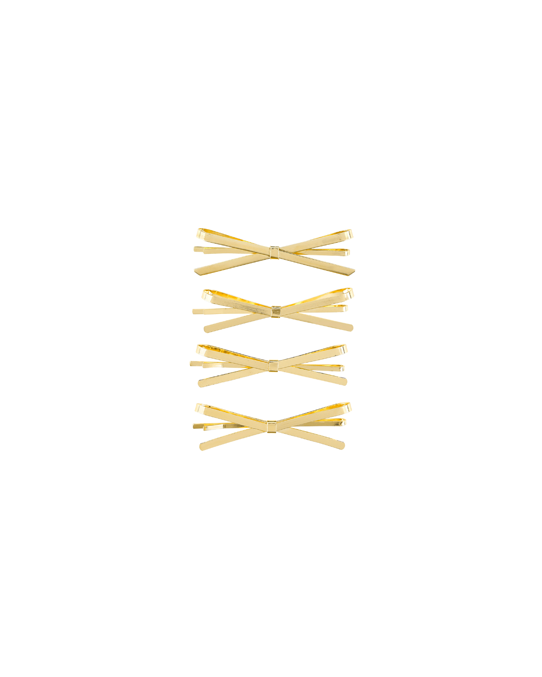Gold Bow Hair Pins