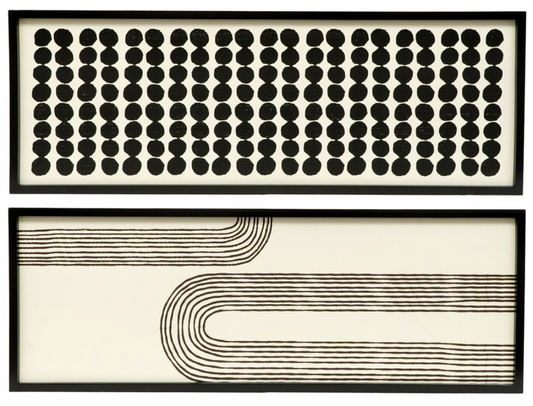 Arch/Dots Wood Sign