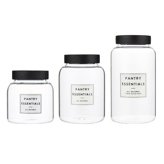 Pantry Essentials Glass Canisters