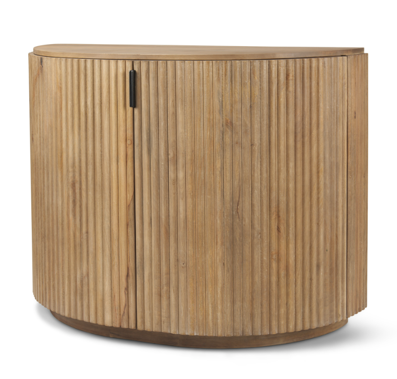 Fluted Accent Cabinet