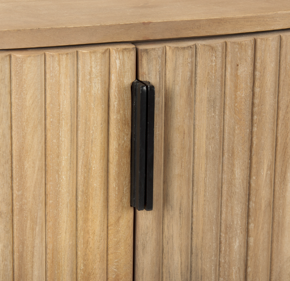 Fluted Accent Cabinet