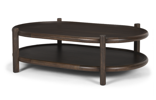 Roma Dark Brown Coffee Table