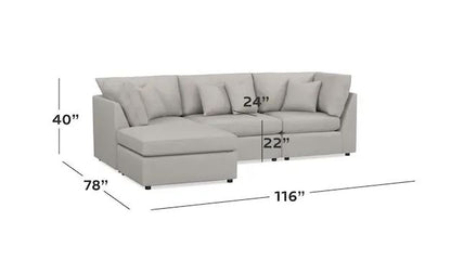 Beckham Small Chaise Sectional
