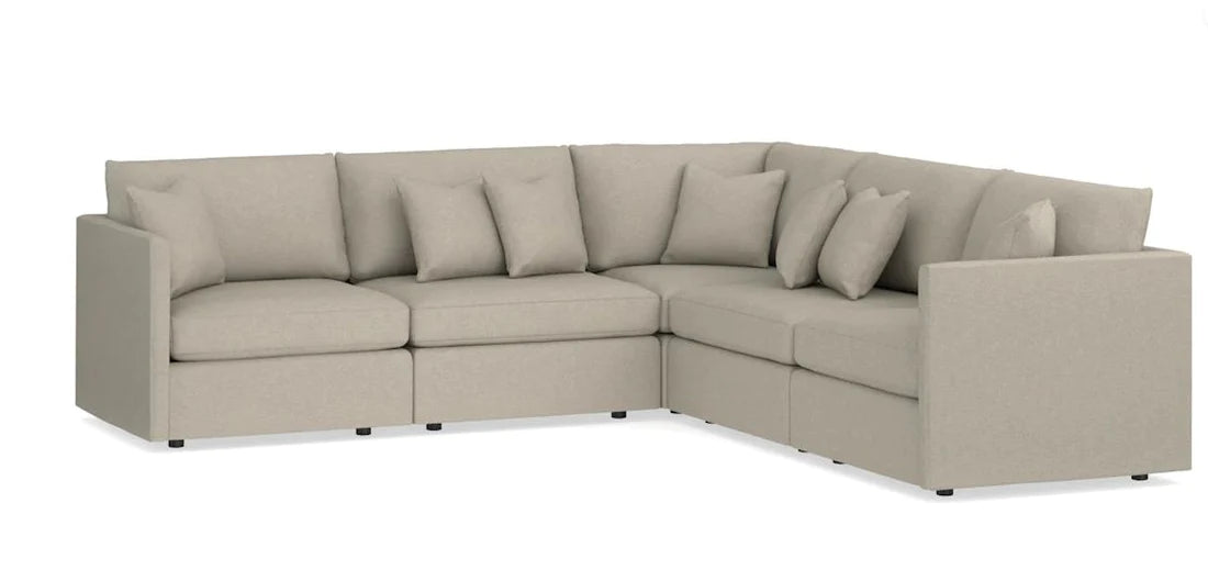 Beckham 5Piece Sectional Grade 22 + Memory Foam