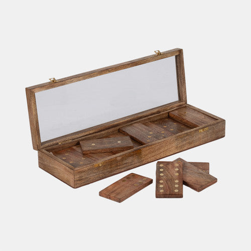 Wood Dominoes Set