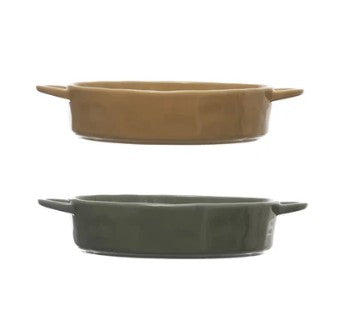 13"L Stoneware Server Bowl
