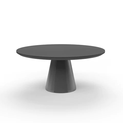 Pedestal Dining Table - Dark Grey