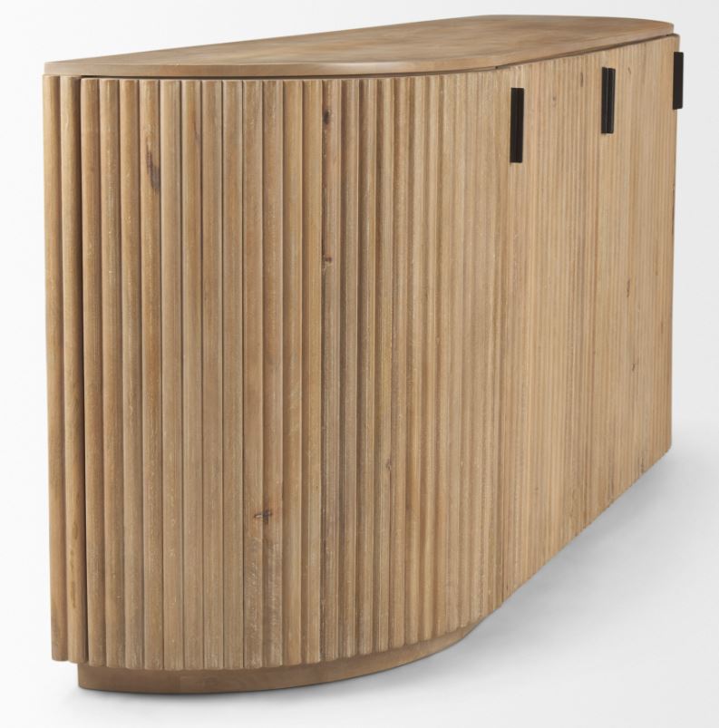 Tarra Fluted Sideboard - light