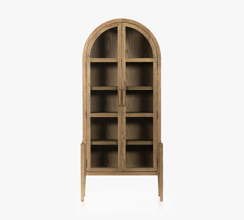 Rounded Drift Oak Cabinet Cooper Co Home Gift Rounded Drift Oak Cabinet Cooper Co Home Gift