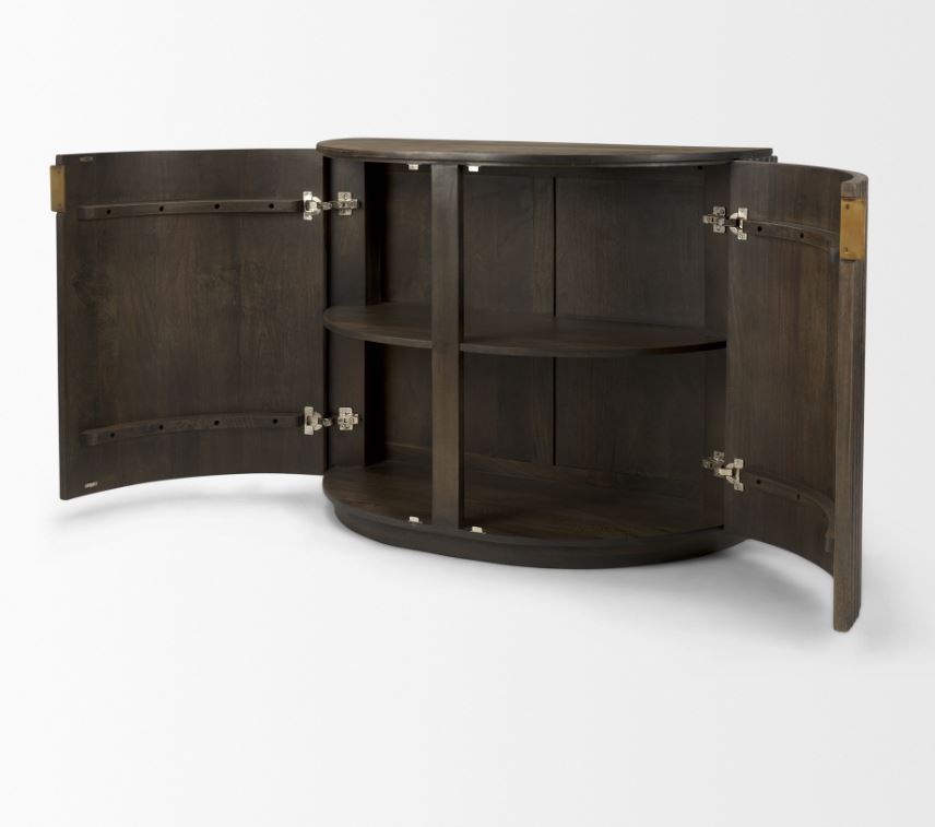 Terra Accent Cabinet - Dark Brown