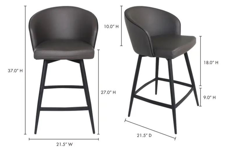 William Swivel Counter Stool